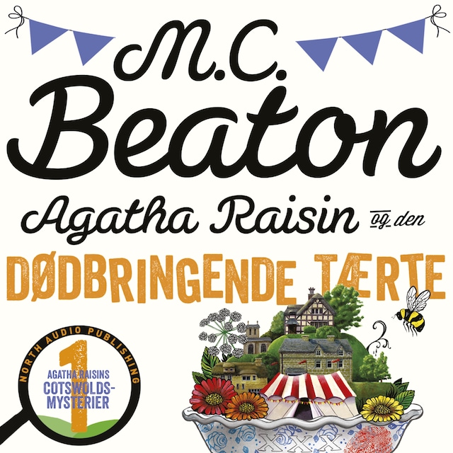 Omslag: Agatha Raisin og den dødbringende tærte