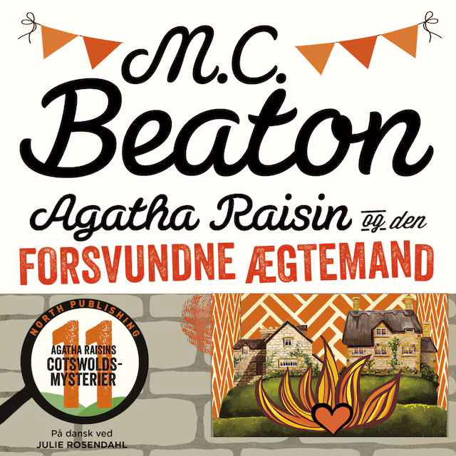 Omslag til lydbogen Agatha Raisin og den forsvundne ægtemand