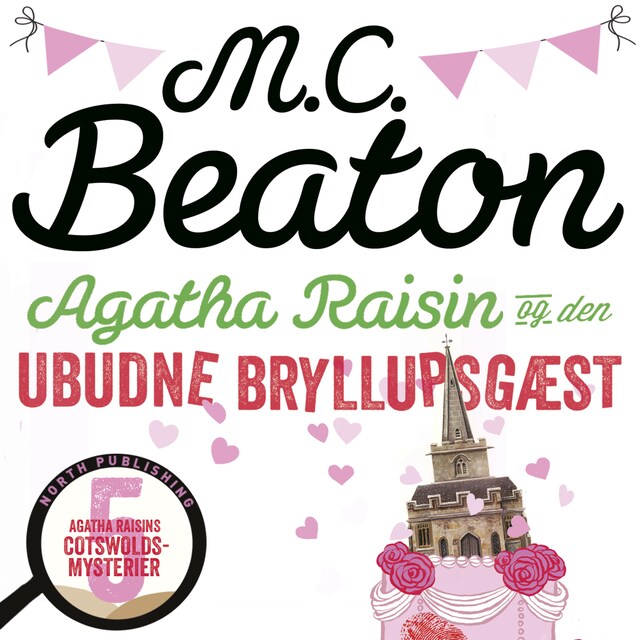 Omslag: Agatha Raisin og den ubudne bryllupsgæst