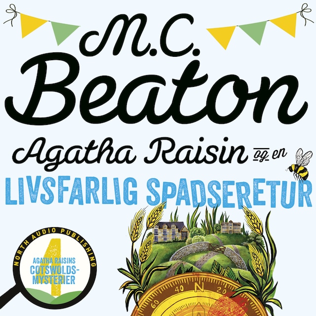 Omslag: Agatha Raisin og en livsfarlig spadseretur
