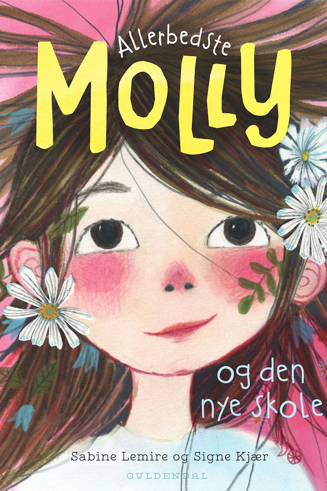 Omslag: Allerbedste Molly 1 - Allerbedste Molly og den nye skole