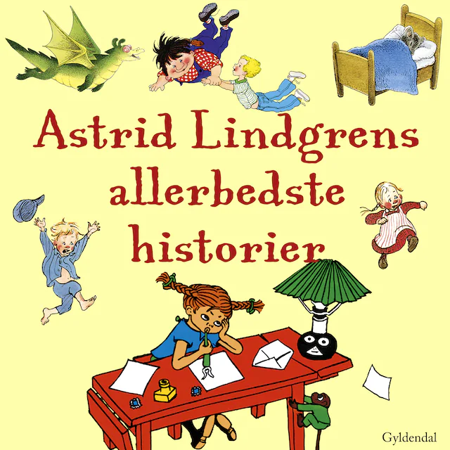 Omslag til lydbogen Astrid Lindgrens allerbedste historier