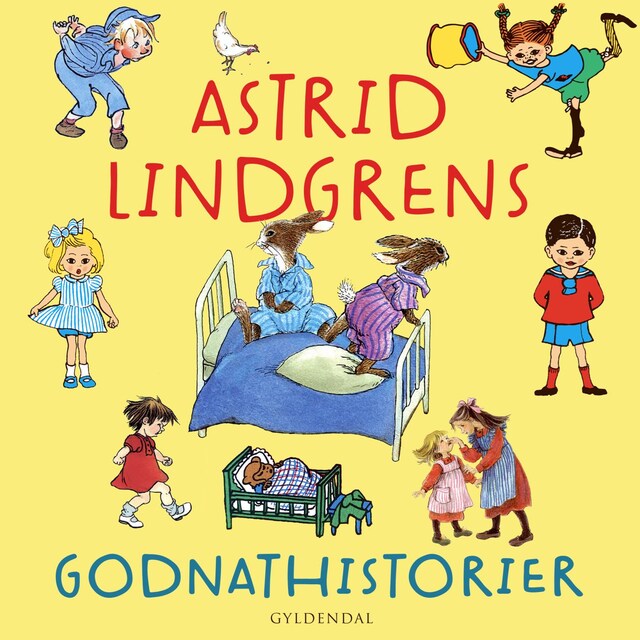 Omslag til lydbogen Astrid Lindgrens godnathistorier