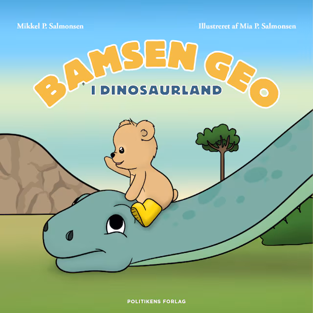 Omslag: Bamsen Geo i Dinosaurland