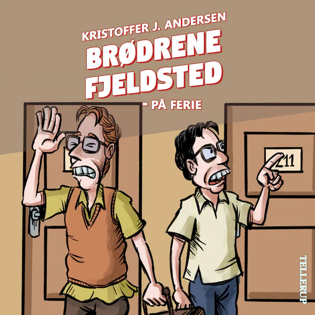 Omslag: Brødrene Fjeldsted #1: På ferie