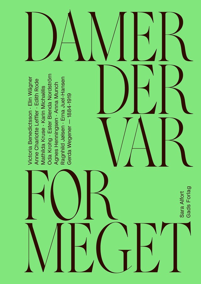 Omslag: Damer der var for meget