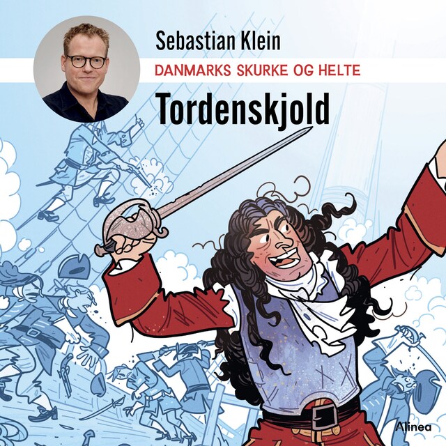 Omslag: Danmarks skurke og helte - Tordenskjold