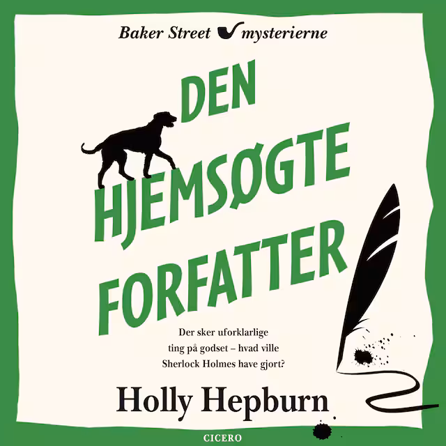 Omslag: Den hjemsøgte forfatter