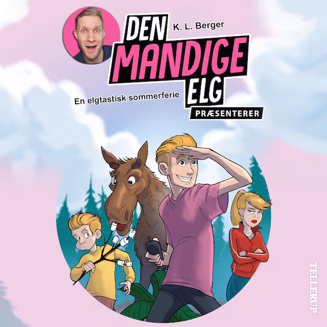Omslag: Den Mandige Elg præsenterer - En elgtastisk sommerferie