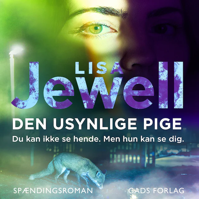 Omslag: Den usynlige pige