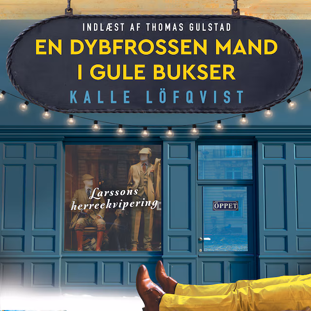 Omslag: En dybfrossen mand i gule bukser - 1