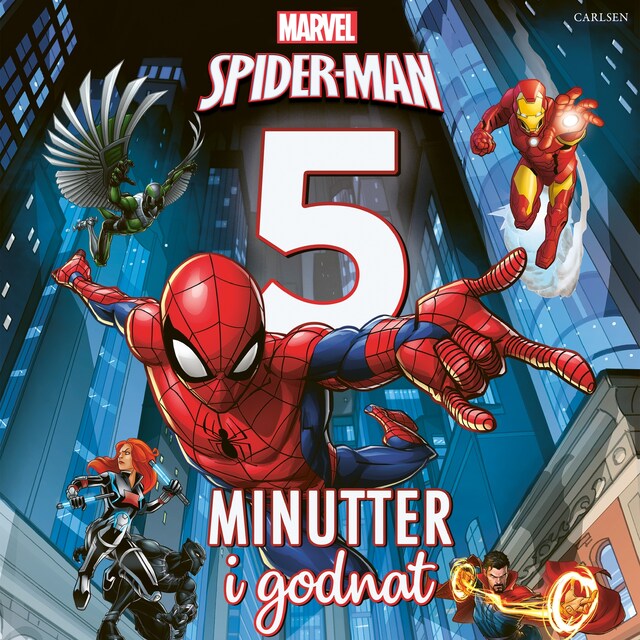 Omslag: Fem minutter i godnat - Spider-Man