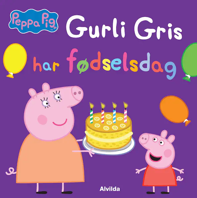 Omslag: Gurli Gris har fødselsdag