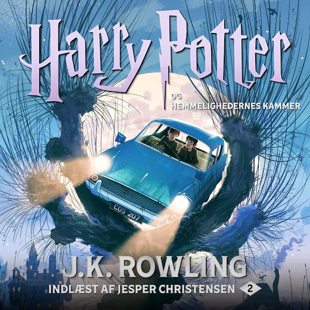 Omslag: Harry Potter og Hemmelighedernes Kammer