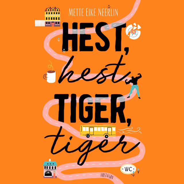 Omslag: Hest, hest, tiger, tiger