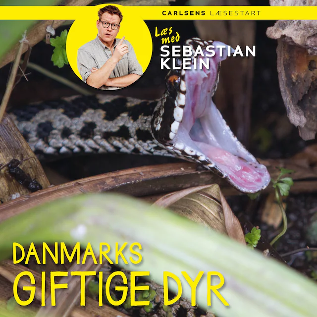 Omslag: Læs med Sebastian Klein: Danmarks giftigste dyr