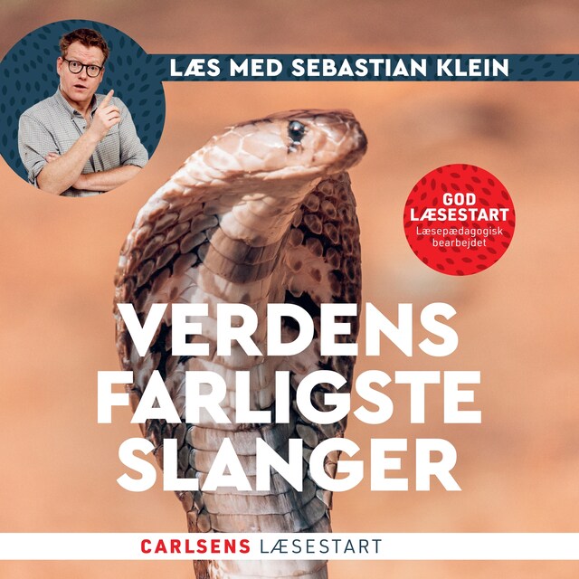 Omslag: Læs med Sebastian Klein: Verdens farligste slanger