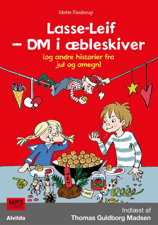 Omslag: Lasse-Leif - DM i æbleskiver (og andre historier fra jul og omegn)