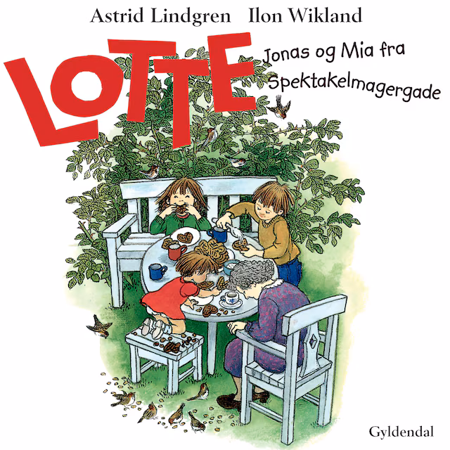 Omslag: Lotte, Jonas og Mia fra Spektakelmagergade