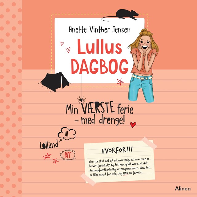 Omslag: Lullus dagbog (1) - Min værste ferie med drenge