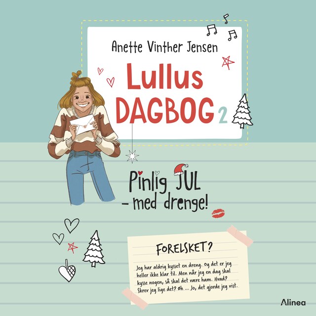 Omslag: Lullus dagbog (2) Pinlig jul - med drenge