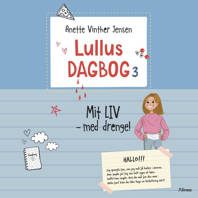 Omslag: Lullus dagbog 3 - Mit liv - med drenge!, Rød Læseklub