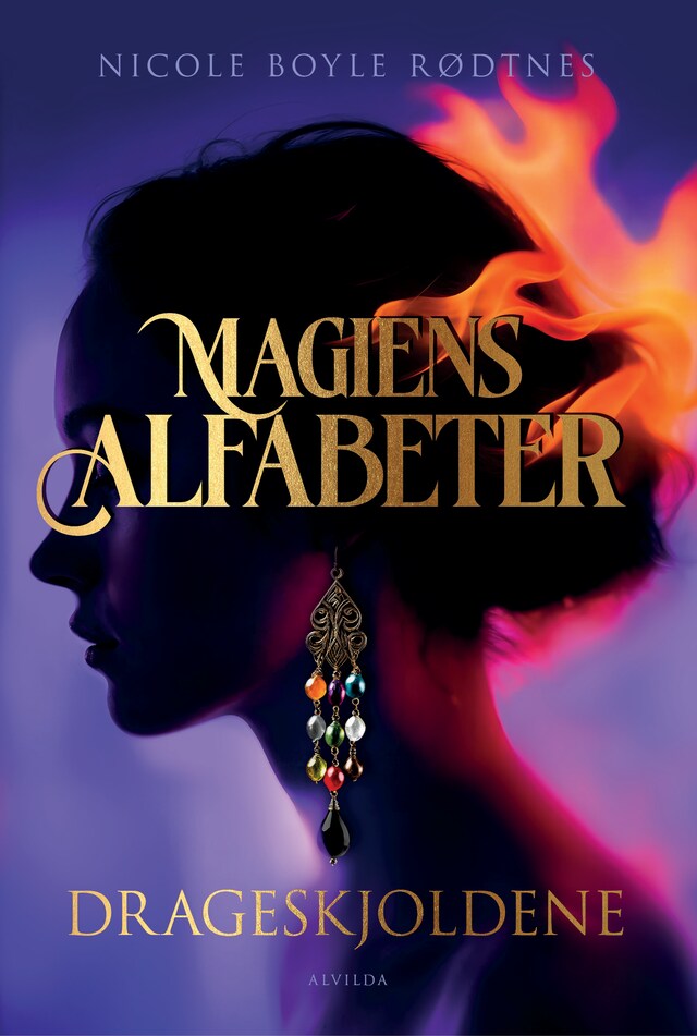 Omslag: Magiens alfabeter 1: Drageskjoldene