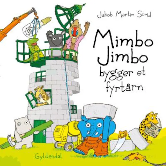 Omslag: Mimbo Jimbo bygger et fyrtårn
