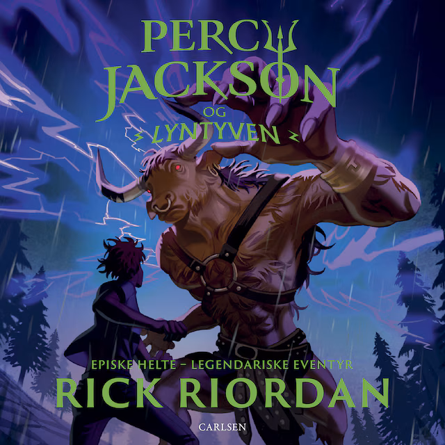 Omslag: Percy Jackson 1: Lyntyven