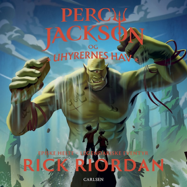 Omslag: Percy Jackson 2: Uhyrernes hav