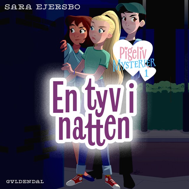 Omslag: Pigeliv MYSTERIER 1 - En tyv i natten