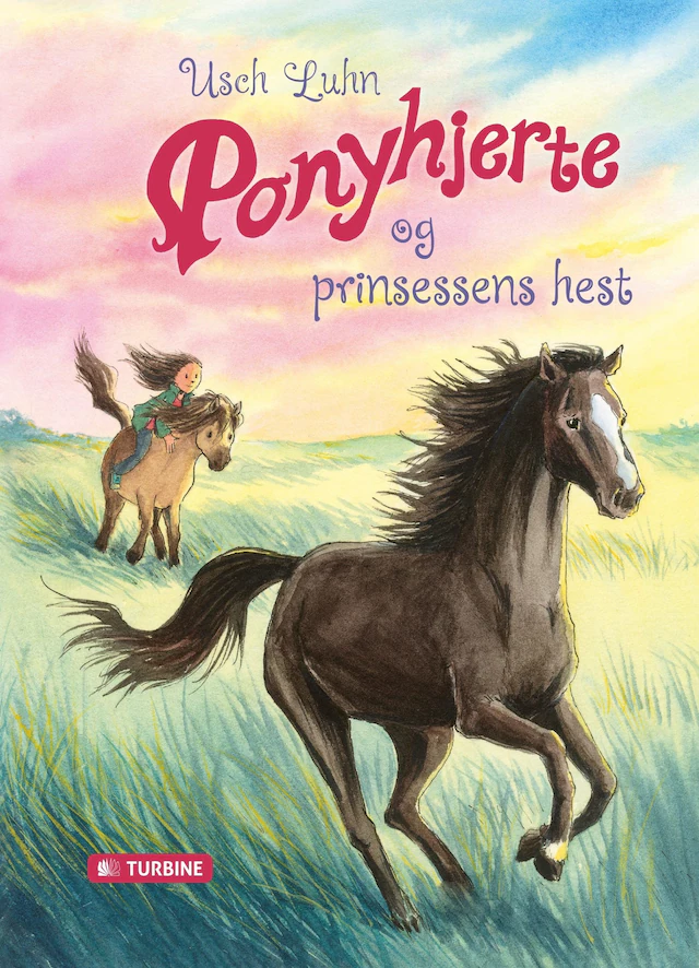 Omslag: Ponyhjerte og prinsessens hest