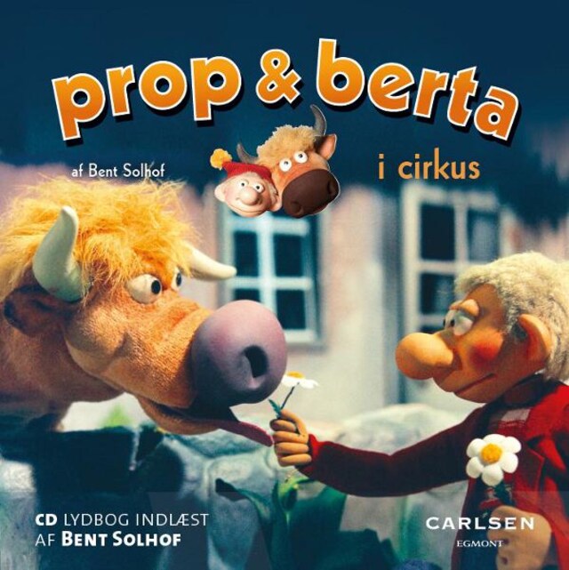 Omslag til lydbogen Prop og Berta i cirkus