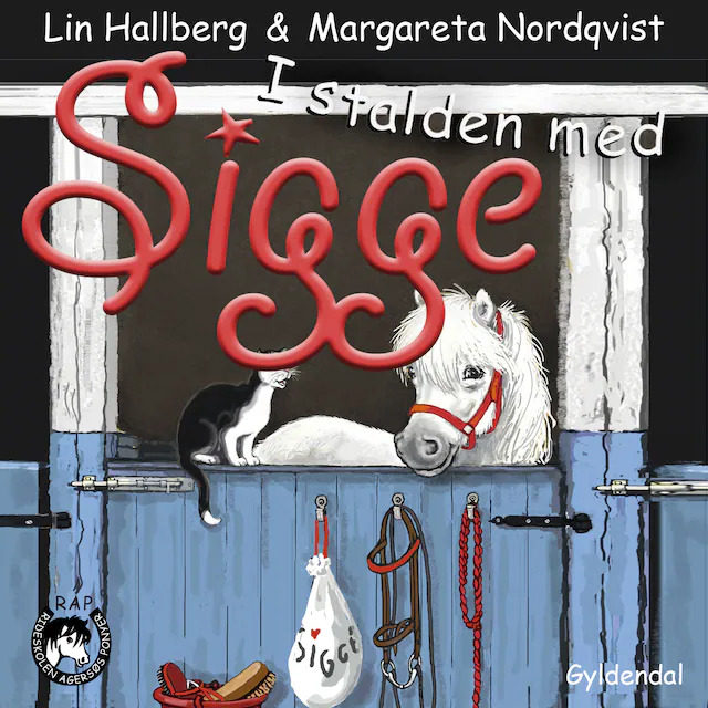 Omslag til lydbogen RAP-klubben 18 - I stalden med Sigge