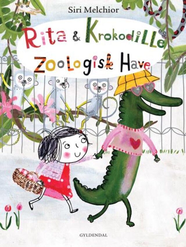 Omslag: Rita og Krokodille. Zoologisk Have