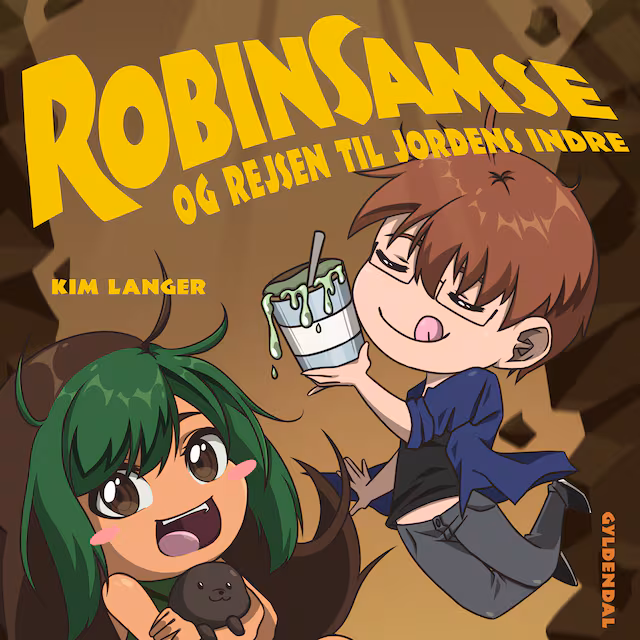 Omslag: RobinSamse 1 - RobinSamse og rejsen til Jordens indre