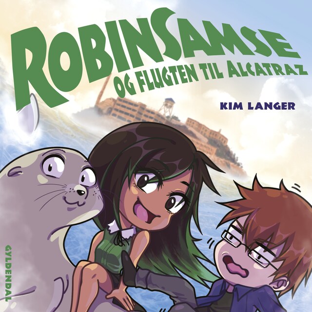 Omslag: RobinSamse 3 - RobinSamse og flugten til Alcatraz