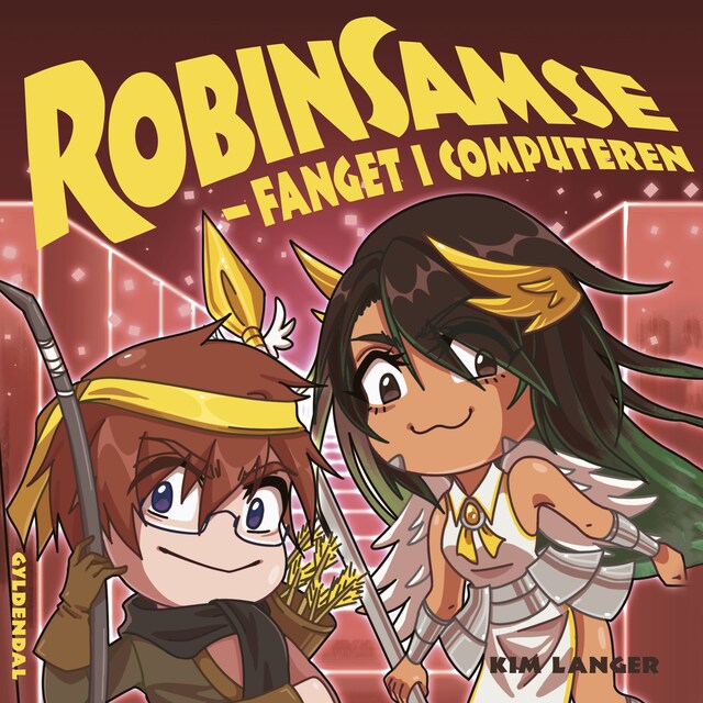 Omslag: RobinSamse 4 - RobinSamse - fanget i computeren