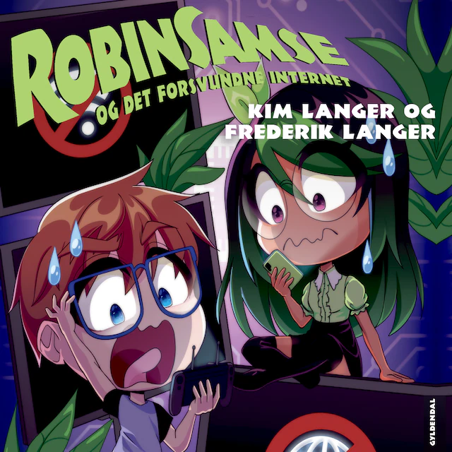 Omslag til lydbogen RobinSamse 9 - RobinSamse og det forsvundne internet