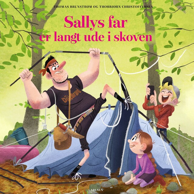 Omslag: Sallys far er langt ude i skoven