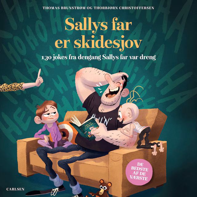Omslag til lydbogen Sallys far er skidesjov