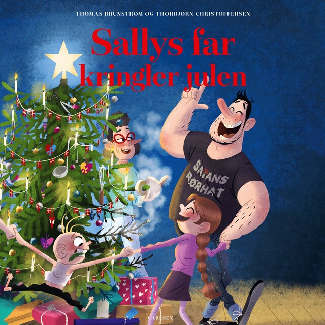 Omslag: Sallys far kringler julen