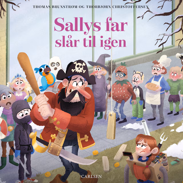 Omslag til lydbogen Sallys far slår til igen