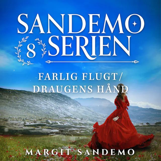 Omslag: Sandemoserien 8 - Farlig flugt/Draugens hånd