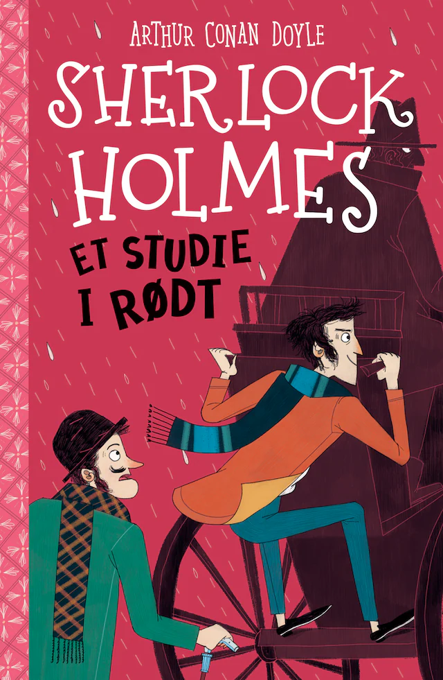 Omslag: Sherlock Holmes (1) Et studie i rødt