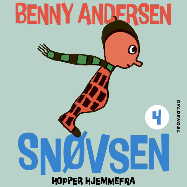 Omslag til lydbogen Snøvsen hopper hjemmefra