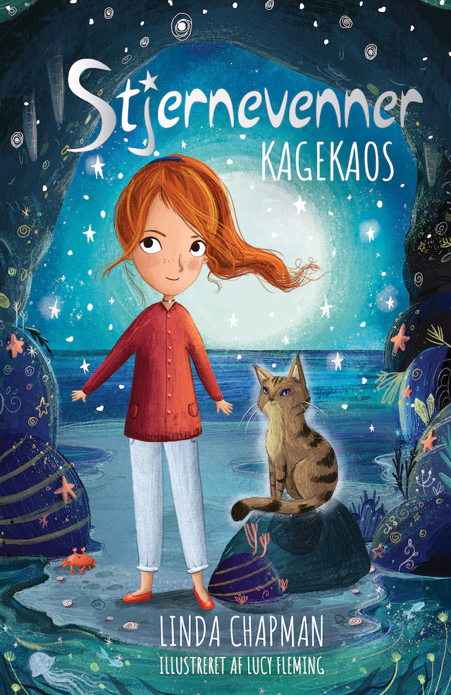 Omslag til lydbogen Stjernevenner (8) Kagekaos