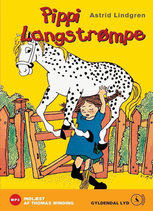 Omslag: Thomas Winding læser Pippi Langstrømpe