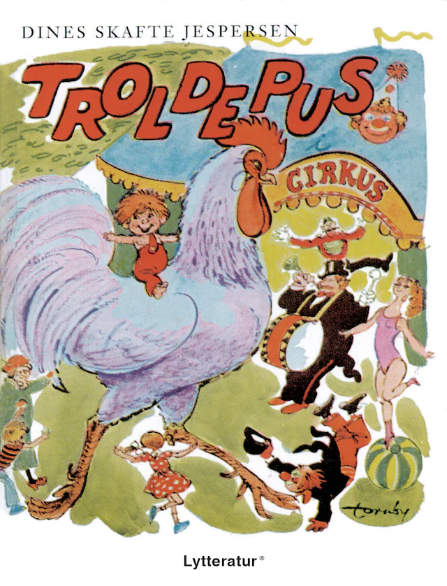 Omslag til lydbogen Troldepus i cirkus