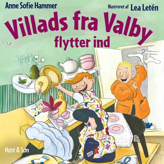 Omslag til lydbogen Villads fra Valby flytter ind